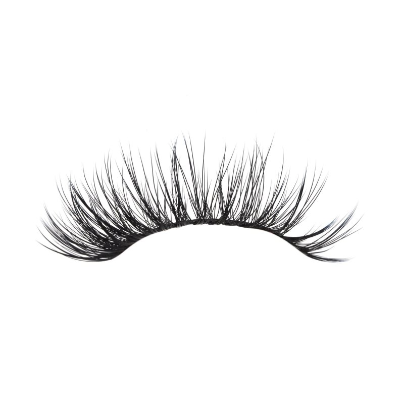 silk lash strip wearing effect
