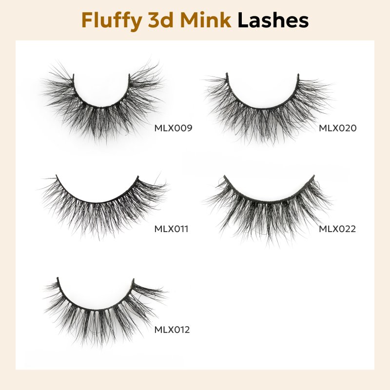 Fluffy 3d mink lashes