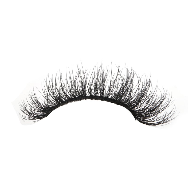 3D Fluffy lashes wearing effect