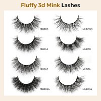 Fluffy mink lashes