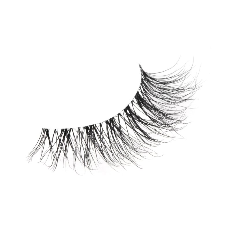 Natural mink clear band lashes strip