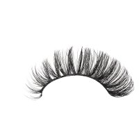d curl cat eye lashes strip wearing effect