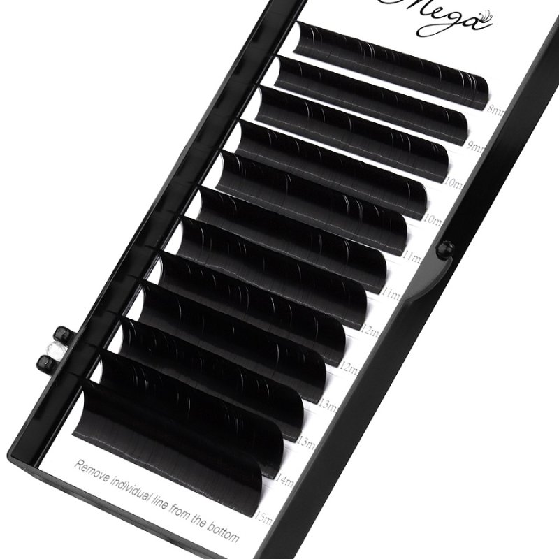 D curl classic lash trays