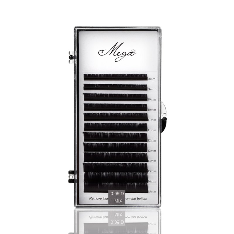 D curl volume eyelash extension