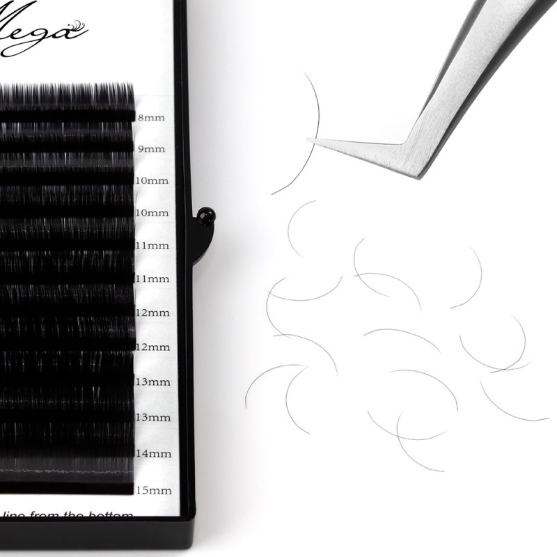 LC curl lash extension