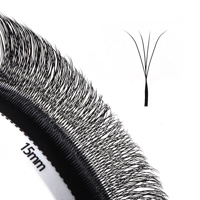 narrow fan 4D W lashes