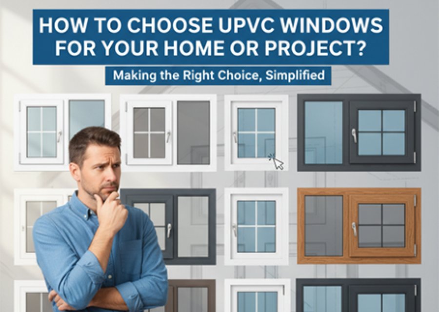 كيفية اختيار نوافذ UPVC لمنزلك أو مشروعك