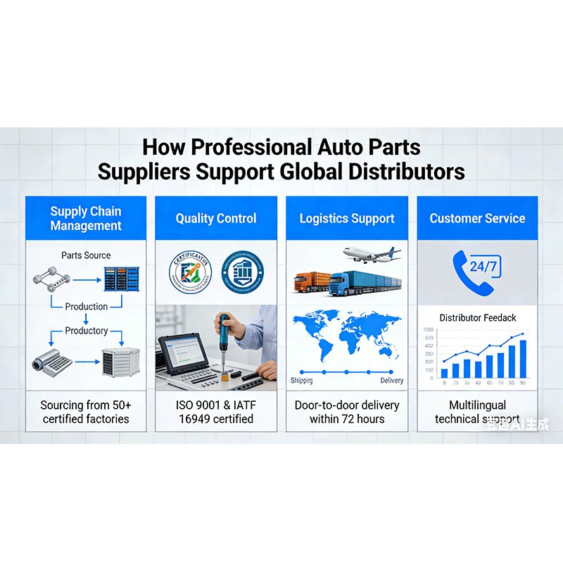 How Professional Auto Parts Suppliers Support Global Distributors