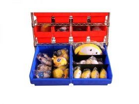 Estantería de alambre con contenedores Shelfull LWW600 (1105)