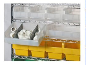 Estantería de alambre con contenedores Shelfull LWW300 (1115)