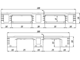 Palets apilables LW-1208DCP-01 (1350)