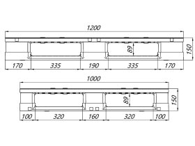Paletas apilables LW-1210DTW-01 (1364)
