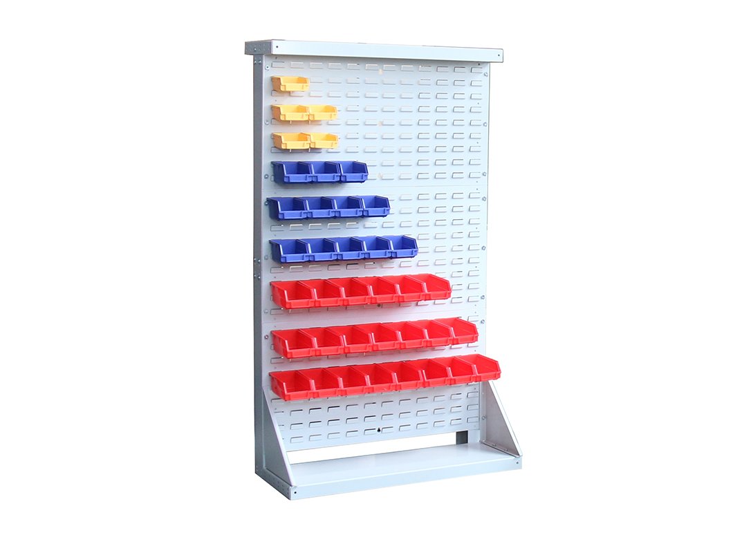 Soporte de suelo con panel de rejilla