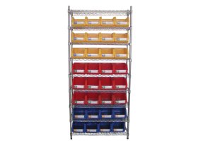 Estantería de alambre con contenedores de almacenamiento WST3618-004 (1774)