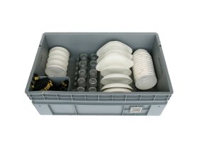 Caja de automatización para almacenamiento de vajilla. (1778)