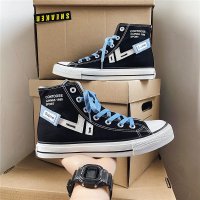 Casual high top canvas shoes