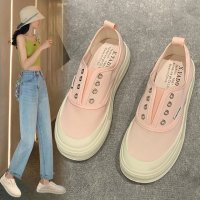 women's canvas wedge shoes