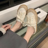 canvas slip on shoes women