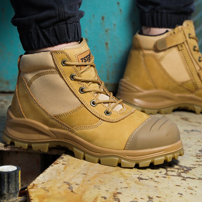 steel toe work boots