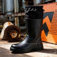 high-cut dust-proof boots