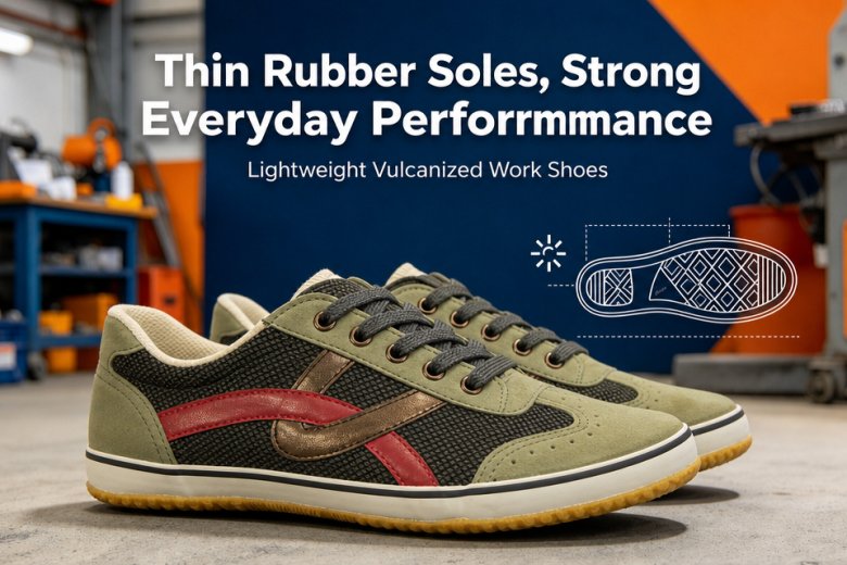 Why Can a Thin Rubber Sole Still Work Well for Everyday Work Shoes?