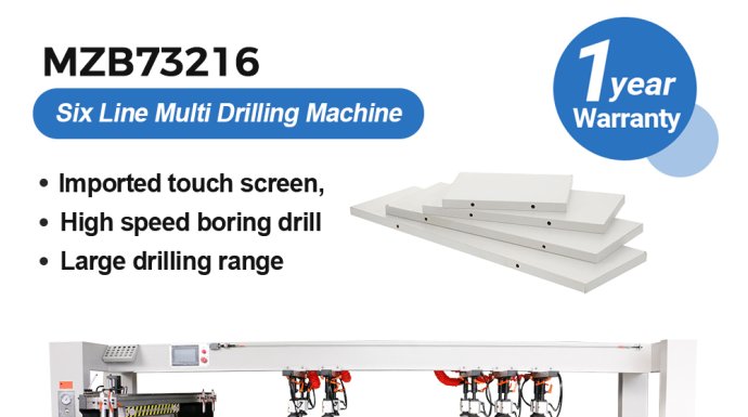 Six-Spindle Drilling Machine: The Ultimate High-Efficiency Solution for Modern Furniture Manufacturing