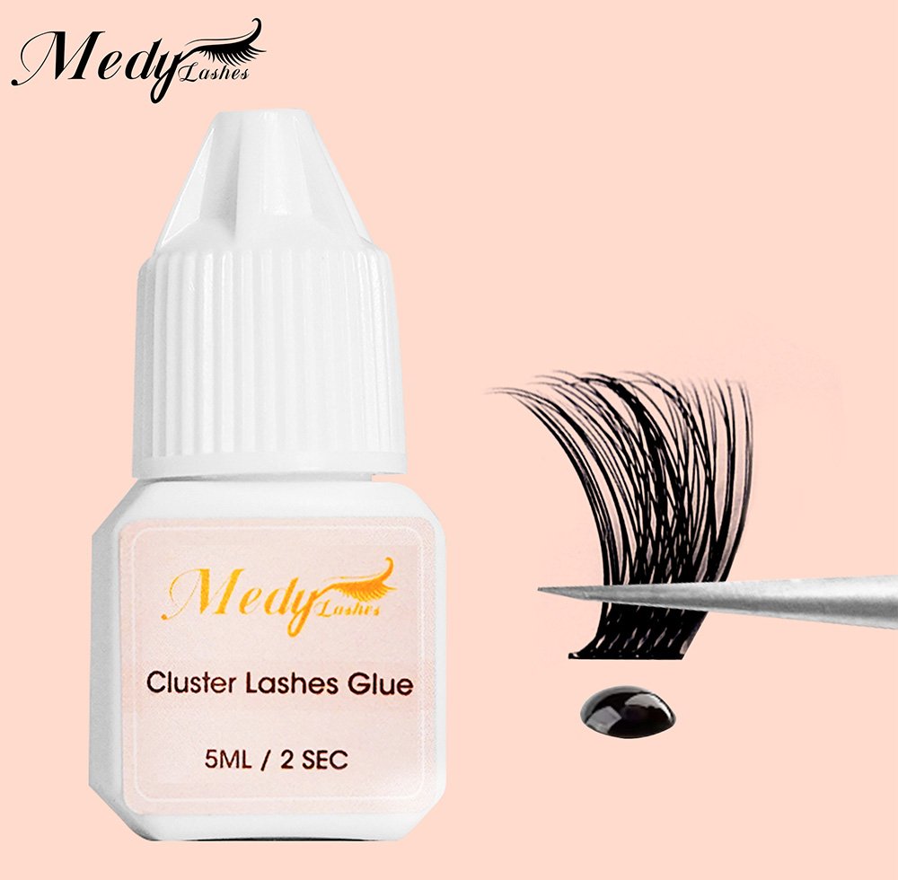 Custom Lash Cluster Glue Diy Lash Extensions Glue Hold with Low Fume Super Strong Waterproof Sensitive Lash Cluster Glue