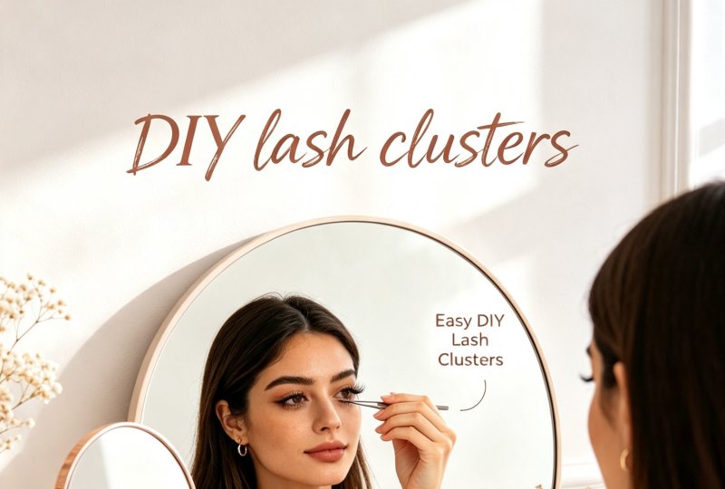 How to get salon‑worthy lashes at home with diy lash clusters？