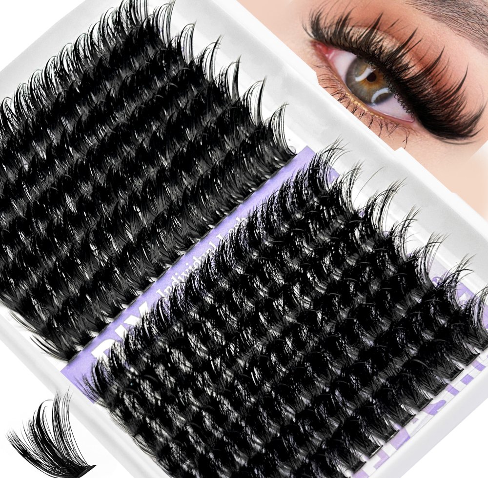 Fluffy Cluster Lashes DIY Eyelash Extensions Reusable Individual Lash Clusters