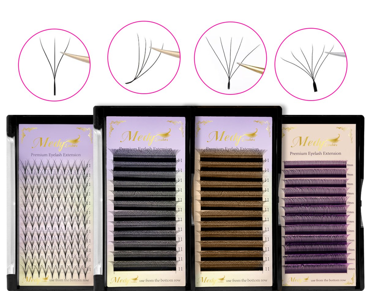 W‑Shape‑Lash‑Extensions‑Tray
