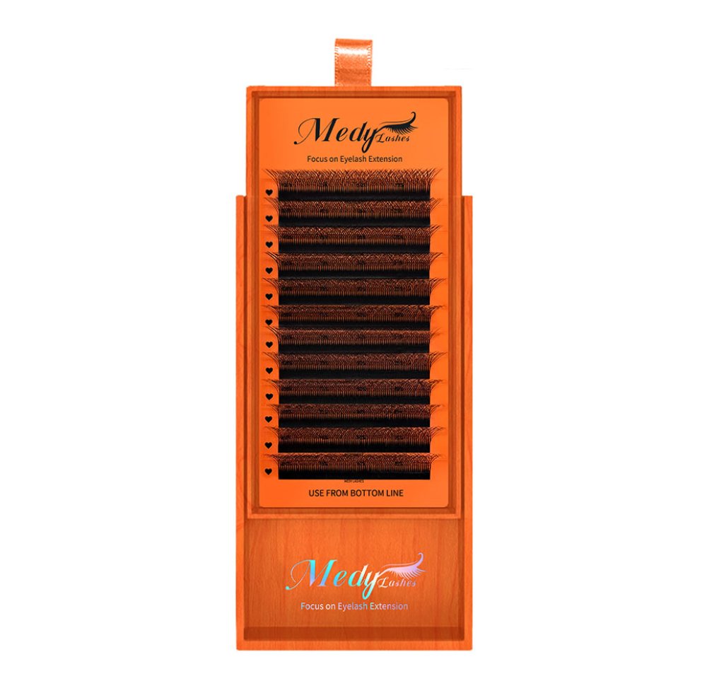 Extensão de pestanas Medy Lashes 6DW, maquilhagem Dropshipper 6D W, volume pré-fabricado, pestanas postiças, maquilhagem suave