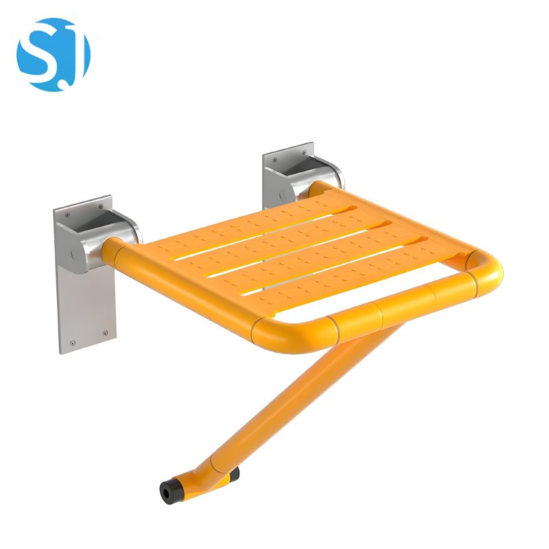 ​Wall Mounted Nylon Foldable Shower Seat BC-03C