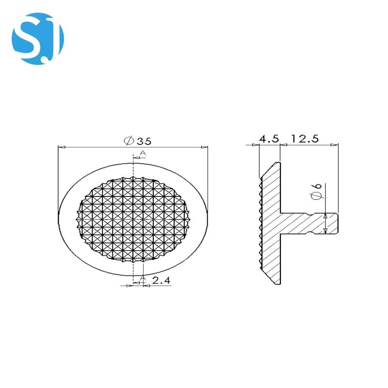 stainless steel tactile stud for pedestrian guidance system stainless steel tactile stud for pedestrian guidance system
