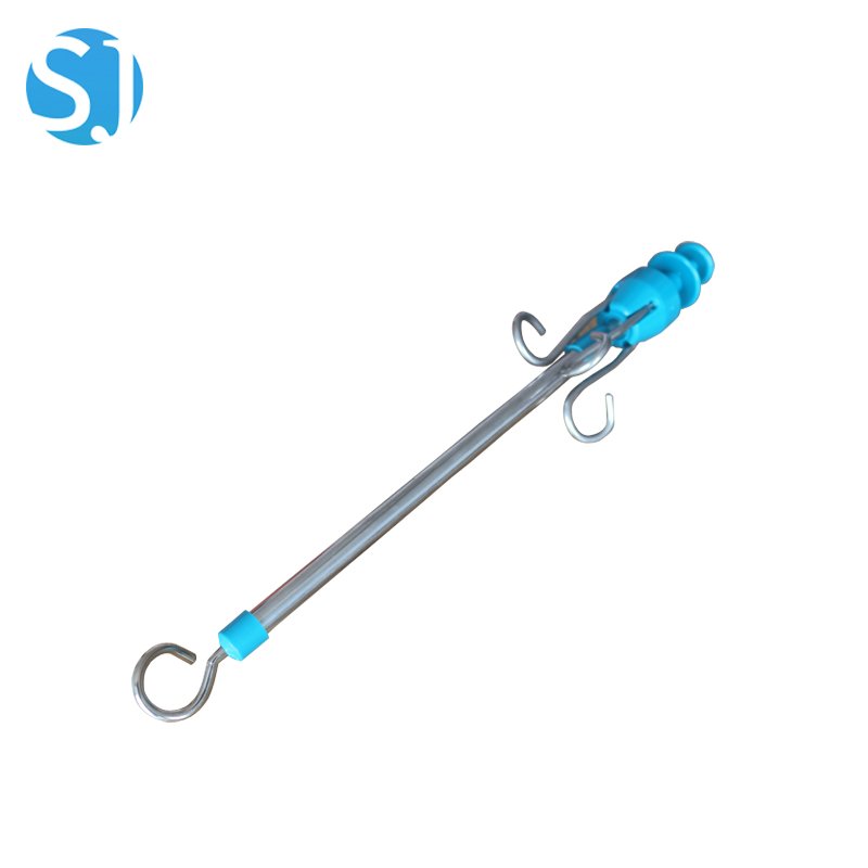 MC-IV01 Stainless Steel Ceiling Mounted IV Pole | Adjustable Hospital Infusion Hanger