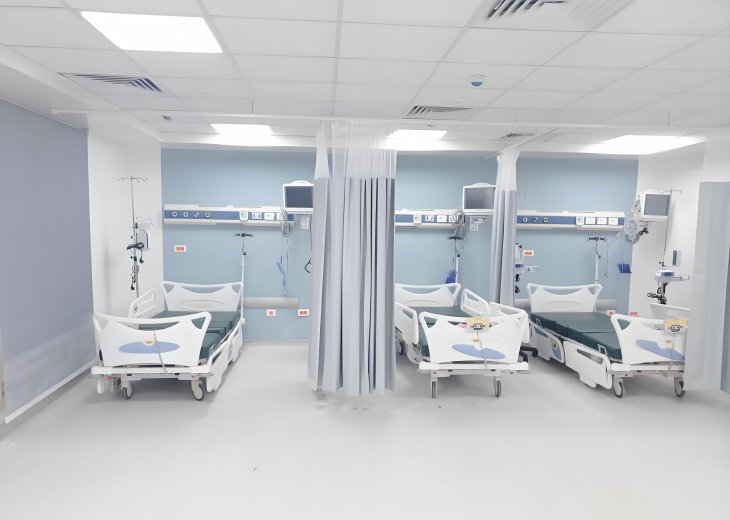 Manual Hospital Bed & Bed Head Unit 