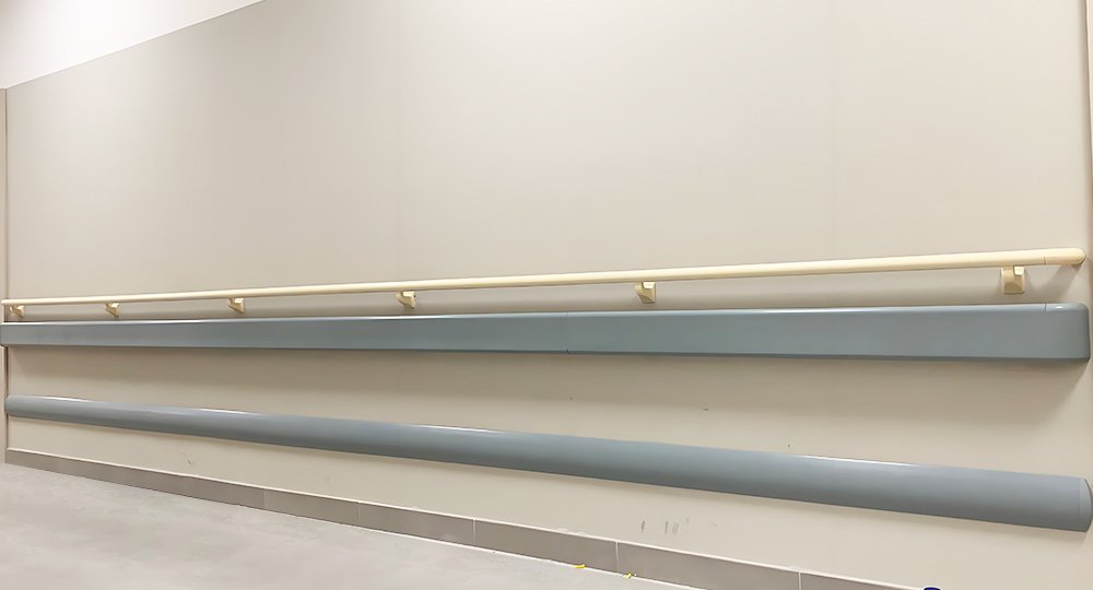 Bahrain Hospital Wall Protection and Handrail Project – Bahrain