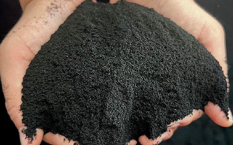 Activated rubber powder A