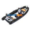 aluminum hull rib boat with bimini canopy