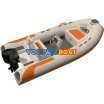 durable grey pvc hypalon rib with large deck space