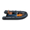 11ft water sports aluminum rigid inflatable boat