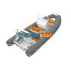 DL560 Orca Inflatable RIB Boat for Fun