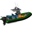 660 rescue aluminum inflatable boat (RIBs)