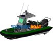 660 semi rigid patrol RIB boat