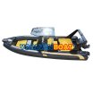 8.6m Aluminum Semi Rigid Luxury RIB Boat