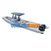 960 Luxury Aluminum RIB Boat with Bimini Sunshade