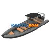Deluxe 860 Aluminum Patrol Inflatable Boat