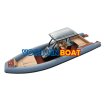 Luxury 960 Deep V Aluminum Inflatable Boat