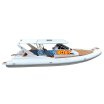 9.6m yacht cabin fiberglass RIB Boat