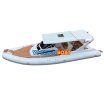 960 cabin fiberglass inflatable rib boat