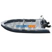 800 Tourism Outboard Inflatable Fiberglass Boat for Sale
